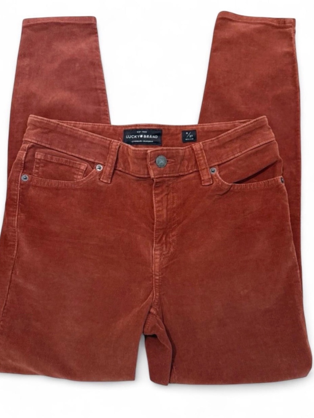 Lucky Brand Women's Skinny Jeans Rust